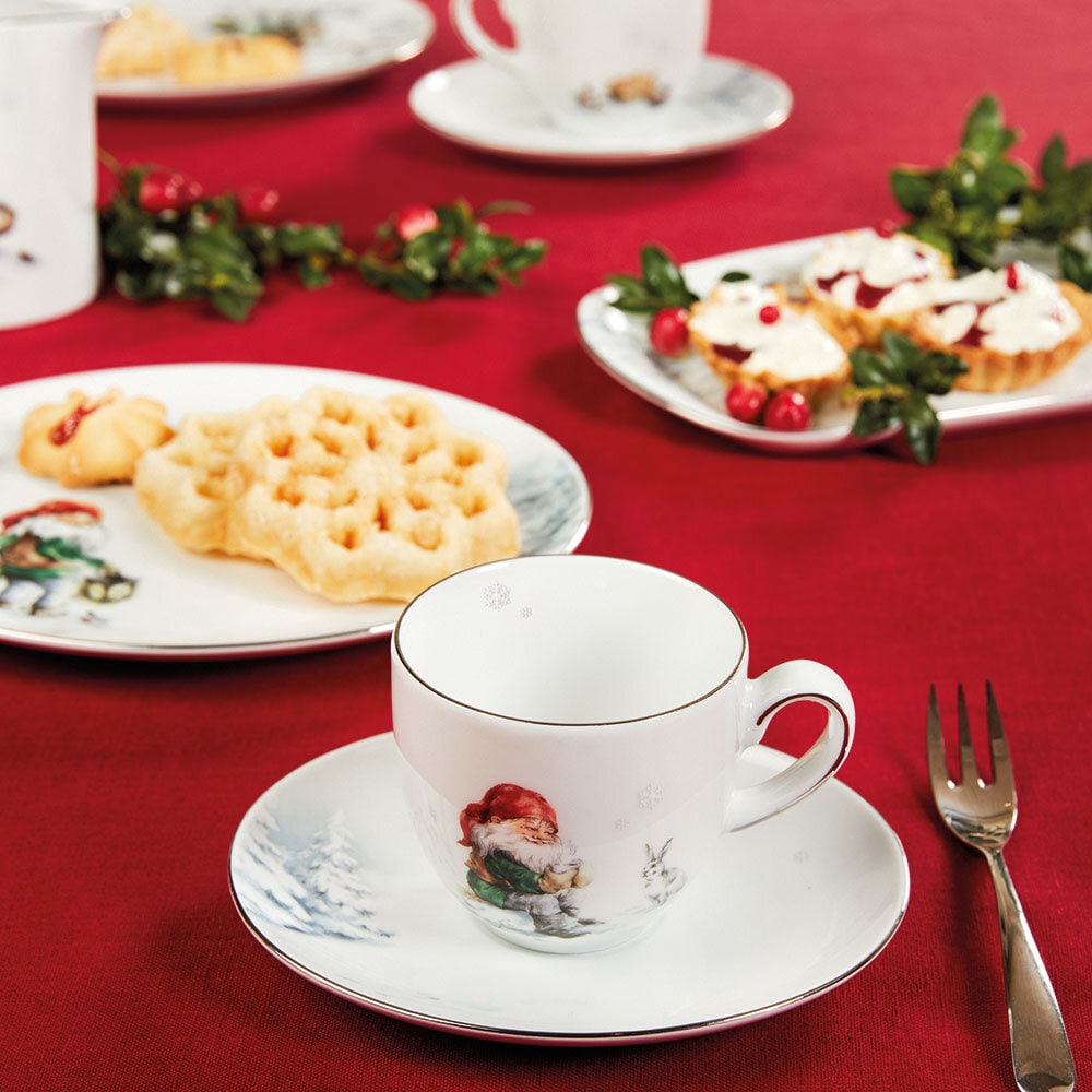 Santa´s Christmas Coffee Cup with Saucer 20 cl