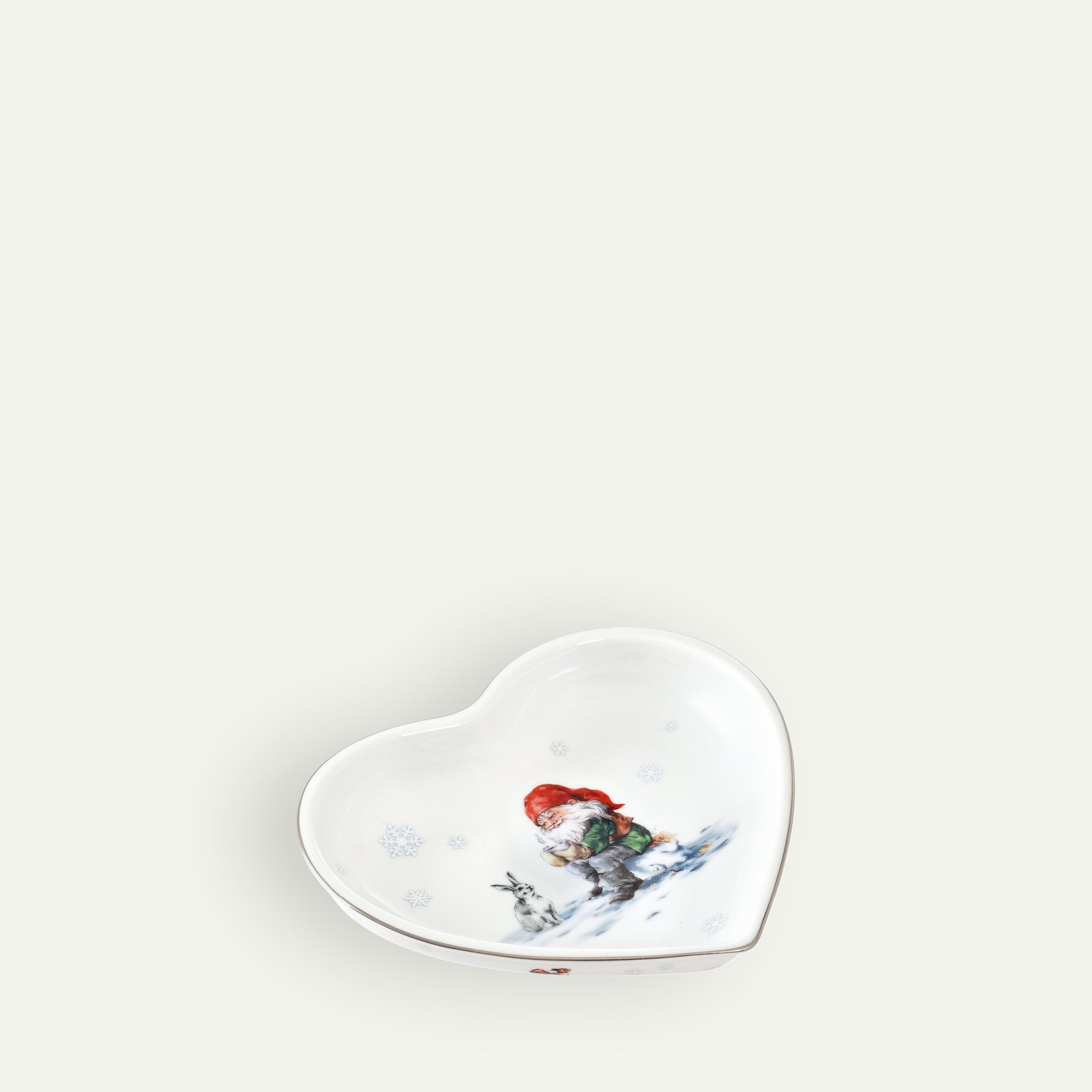 Santa´s Christmas Heart-Shaped Bowl 18 cm