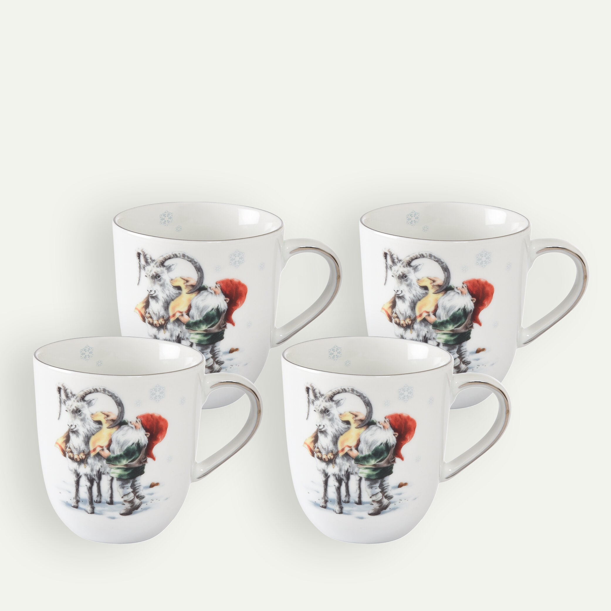 Santa´s Christmas Mug 34 cl, 4-pack