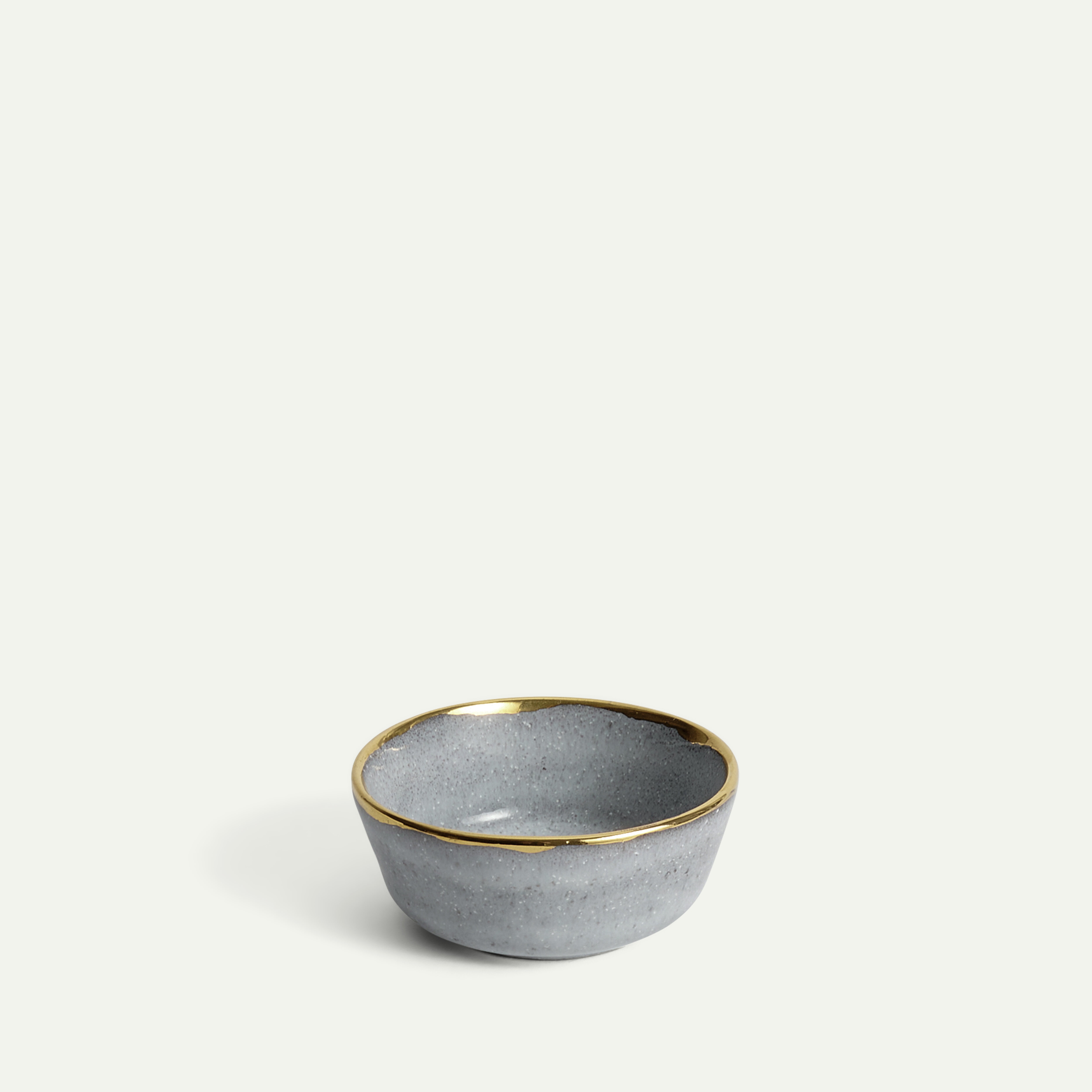 Pepper Bowl with Gold Rim 8 cm