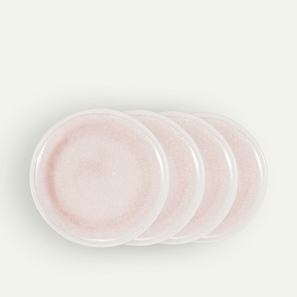 Rosé asiet 23 cm 4-pk