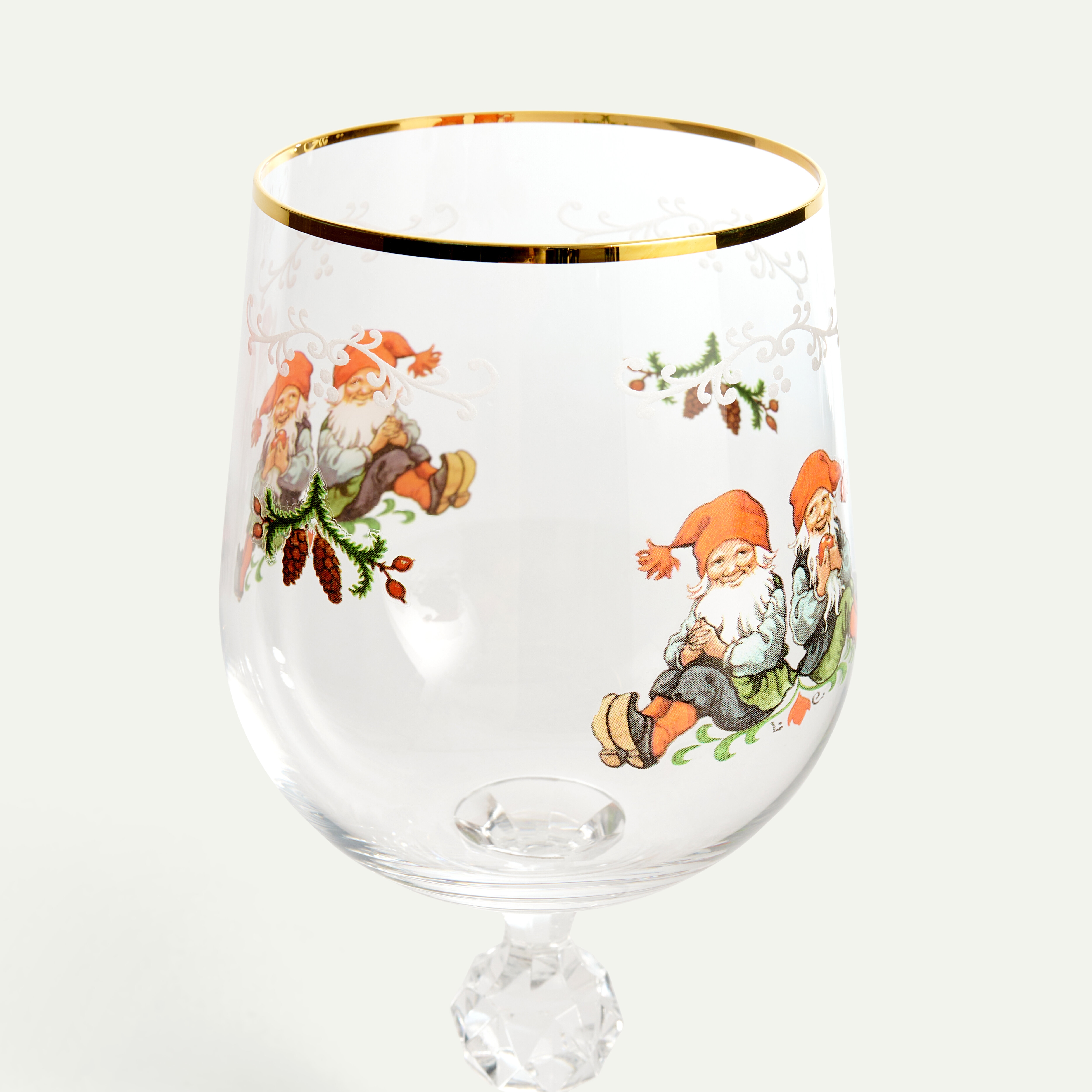 Traditional Christmas Wine Glass 45 cl