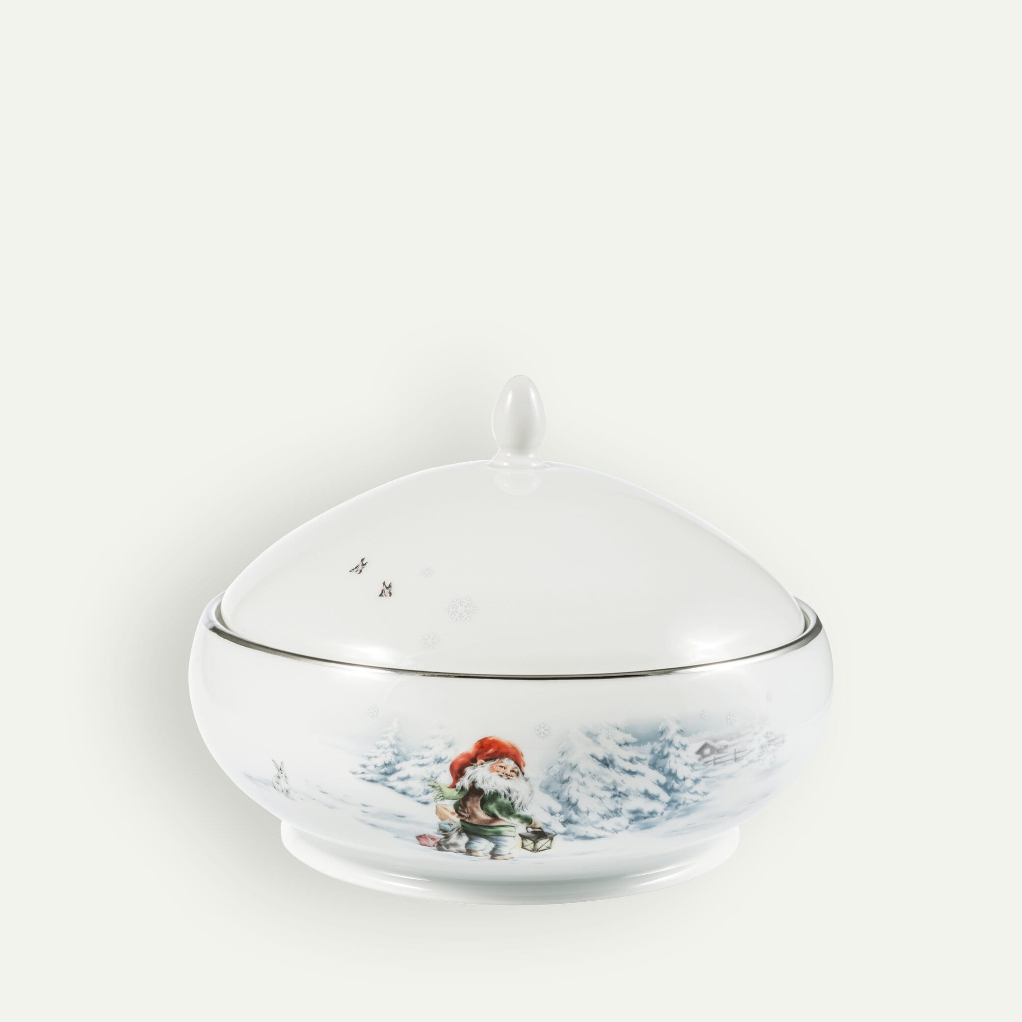 Santa´s Christmas Bowl with Lid 2.5 litres