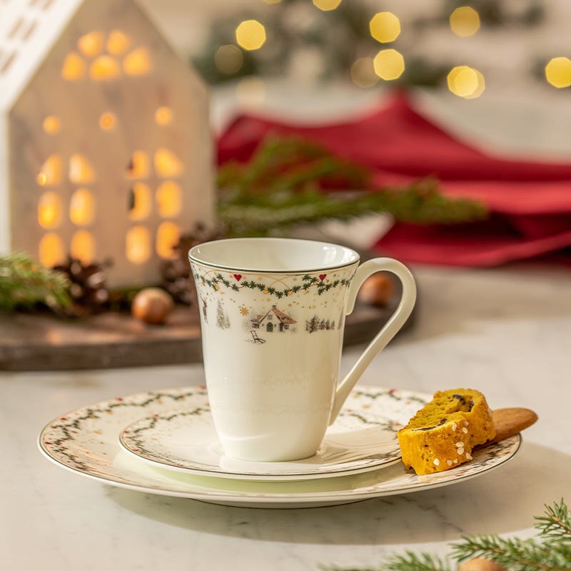 Christmas Memories Coffee Cup with Saucer 20 cl, Minnen