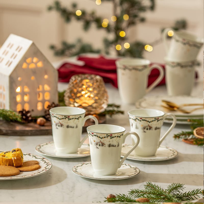 Christmas Memories Coffee Cup with Saucer 20 cl, Minnen