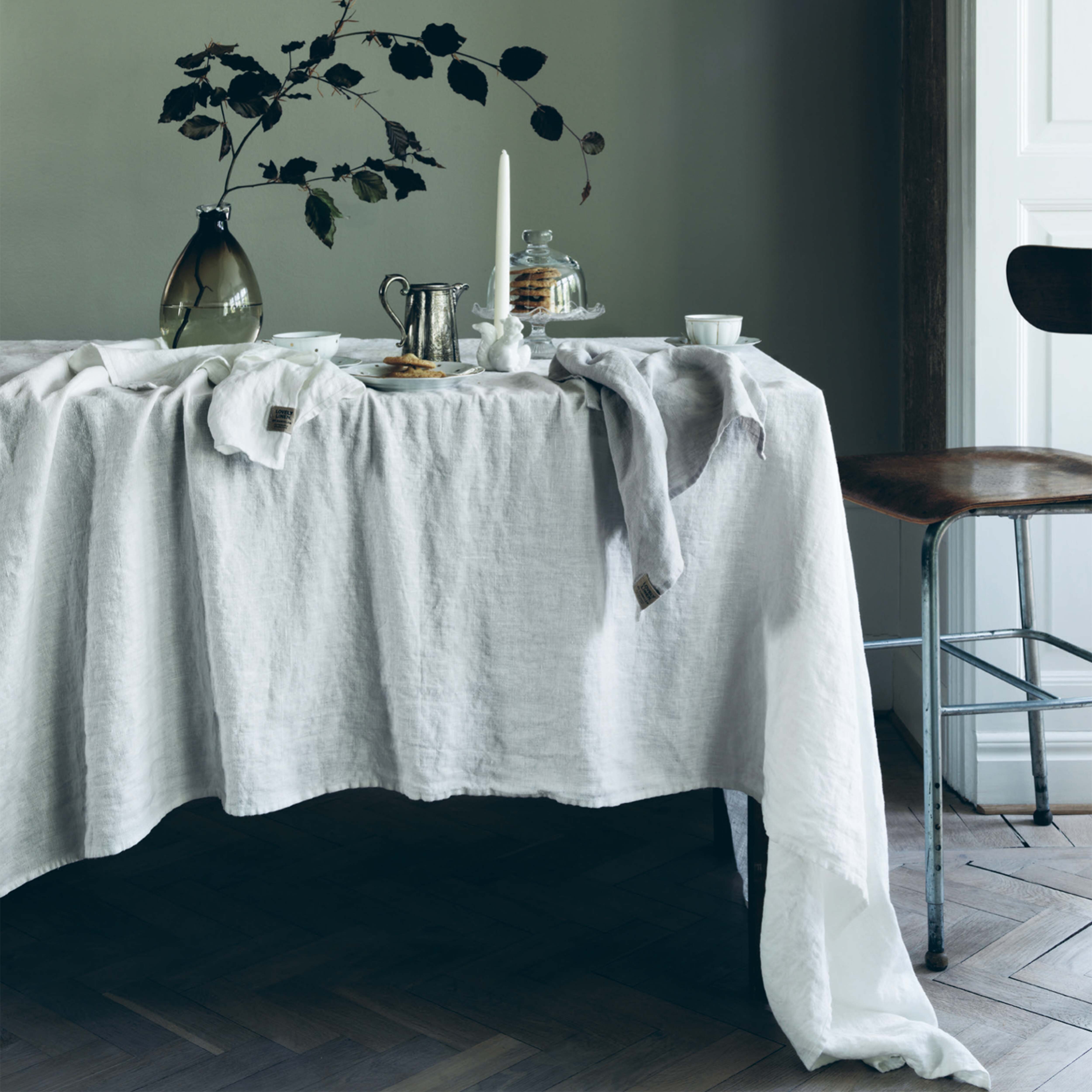 Lovely Linen Lovely dug 145 x 250 cm, Off White