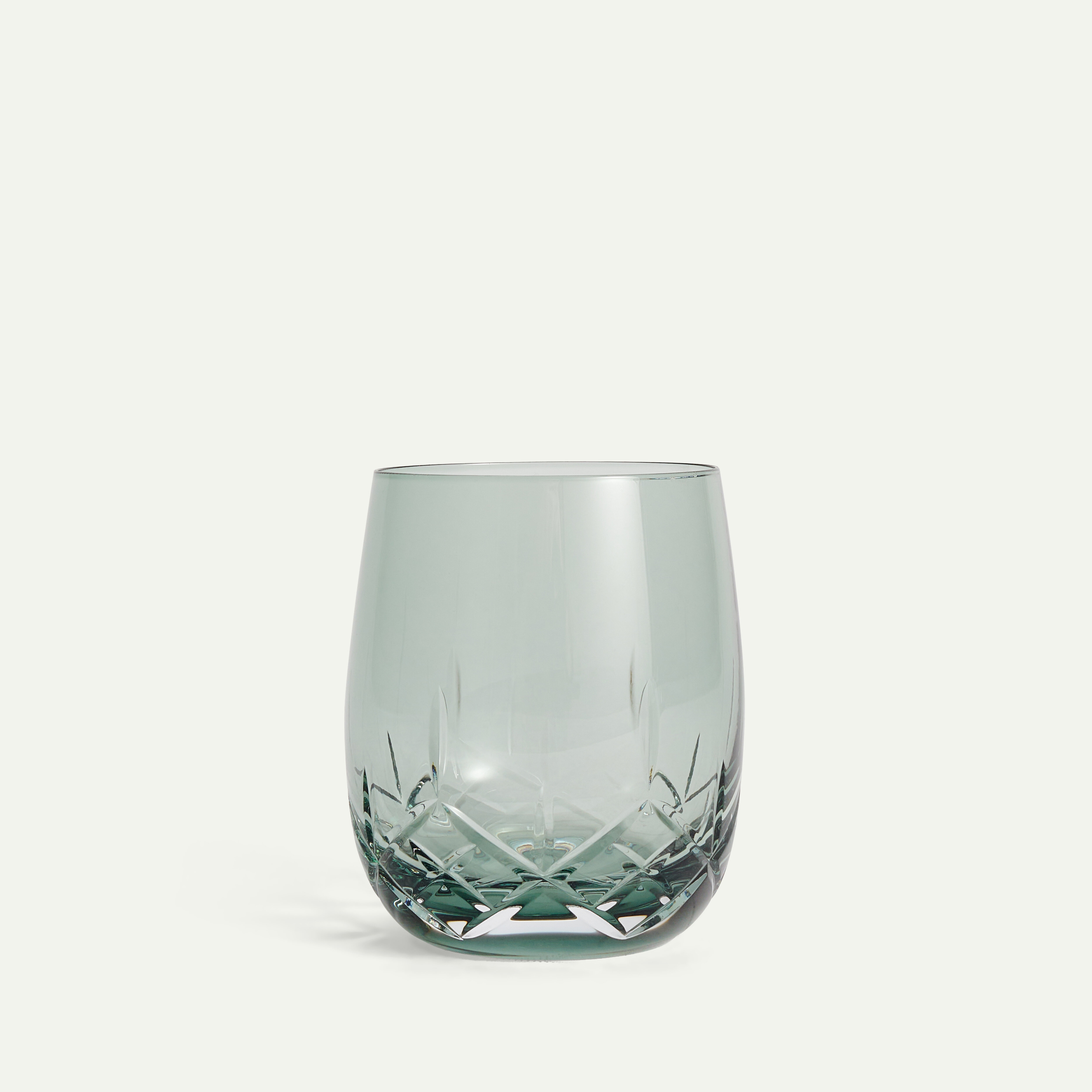 Crown Drinking Glass 30 cl, Green