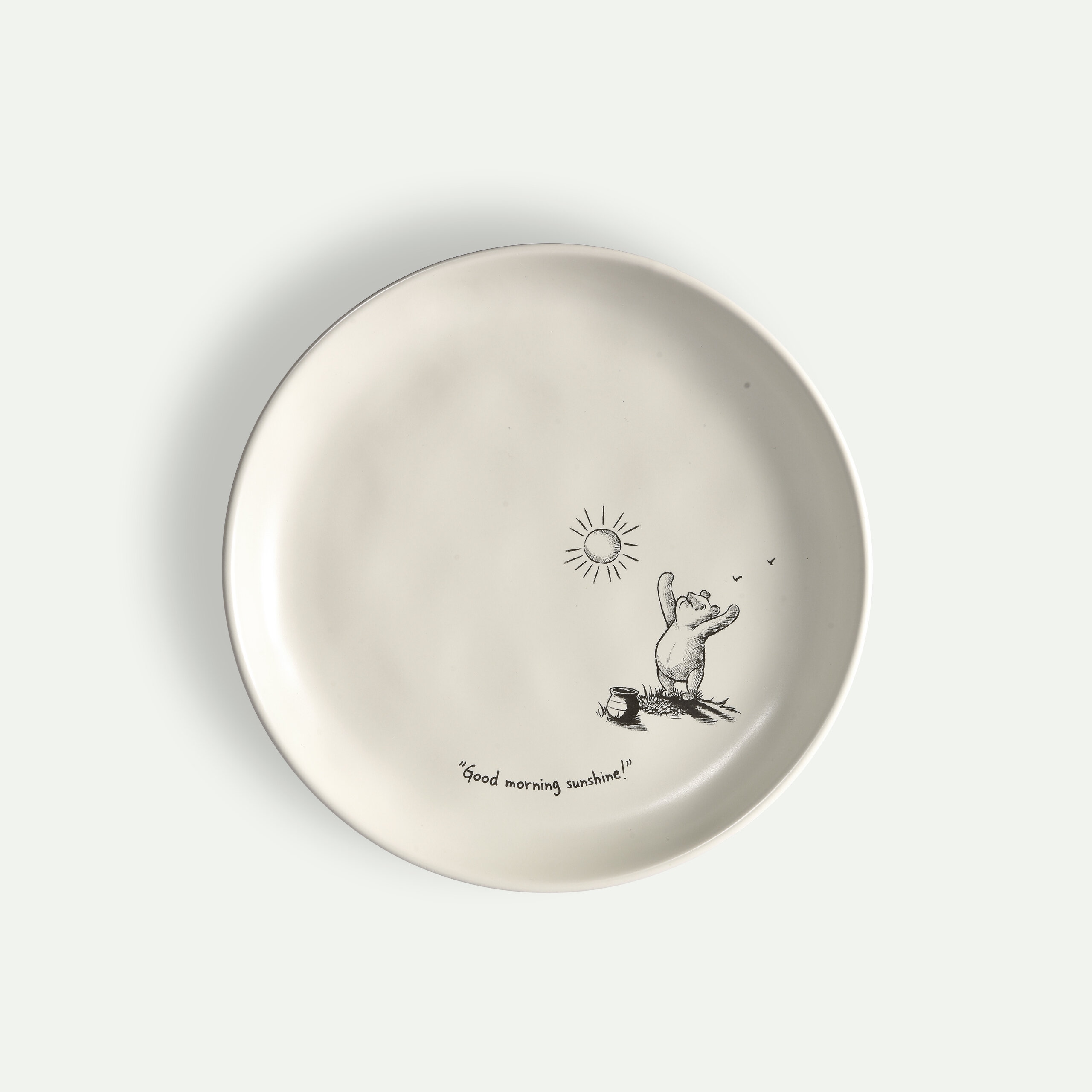 Winnie the Pooh plate "Sunshine" 20 cm, Cream-white 