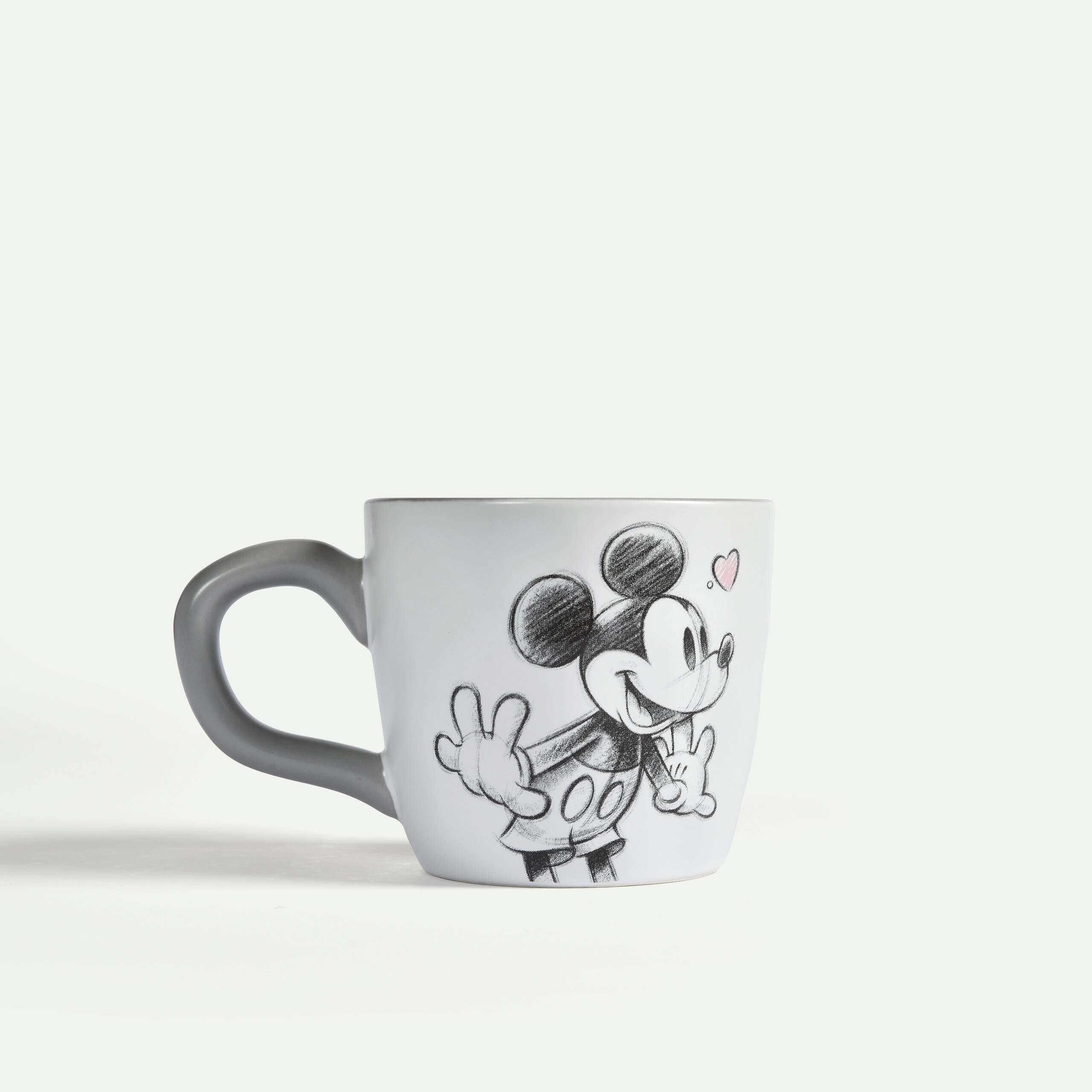 Mickey Mouse Love Mug 30 cl,  Grey