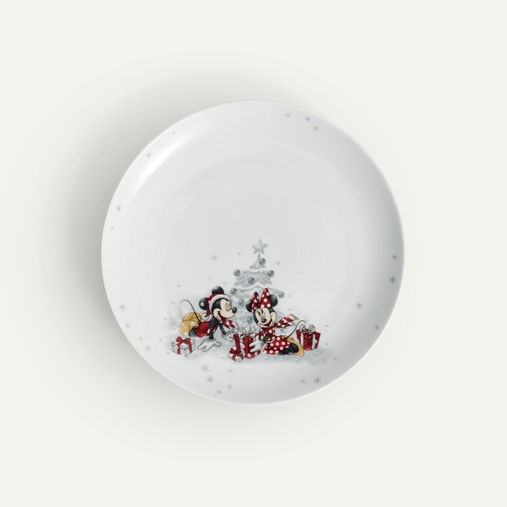 Disney Winter  Side Plate, 22 cm 4-pack