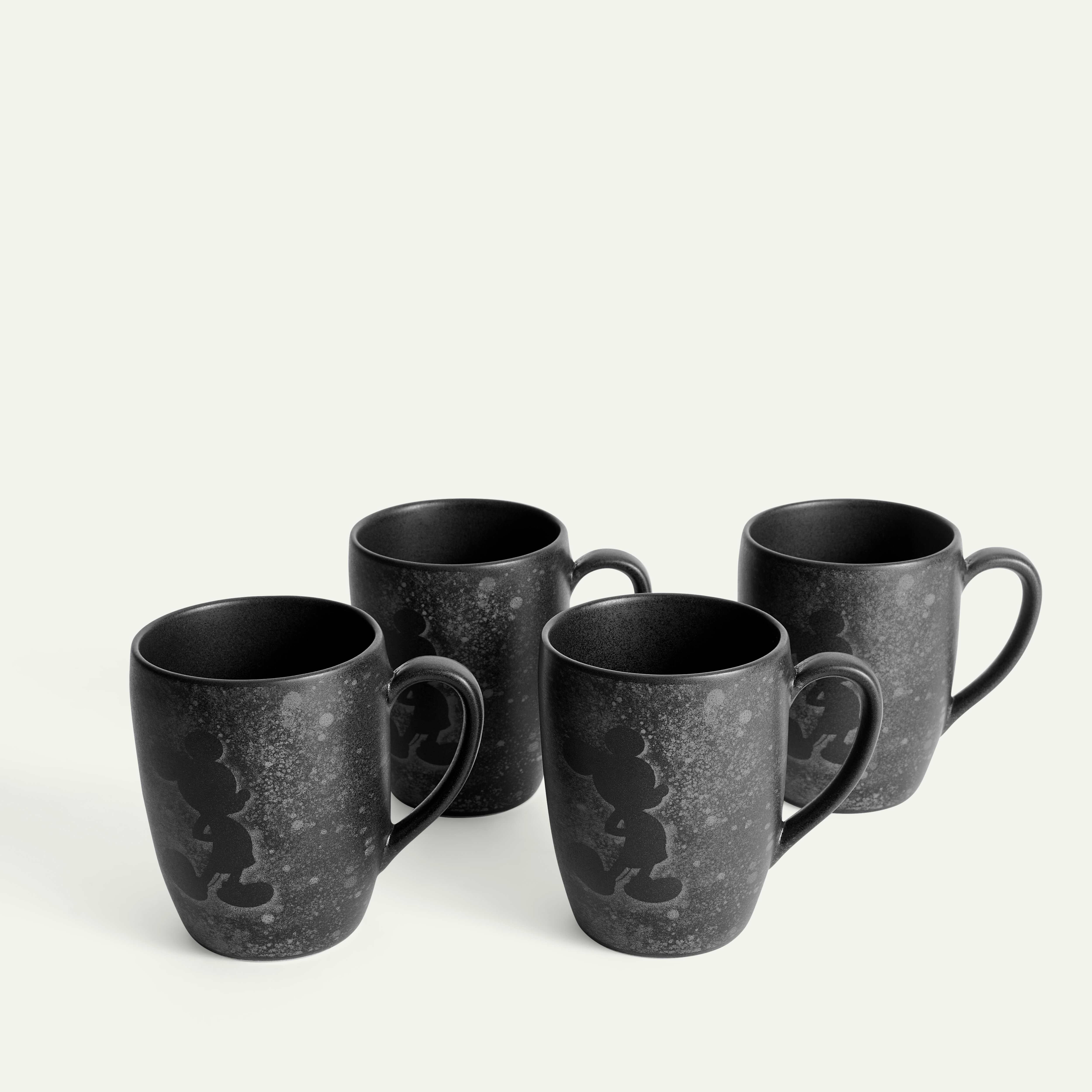 Mickey Mouse Midnight Tasse 30 cl 4er-Pack