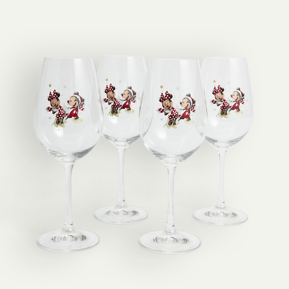 Disney Winter All-Purpose Glass 45 cl 4-pack