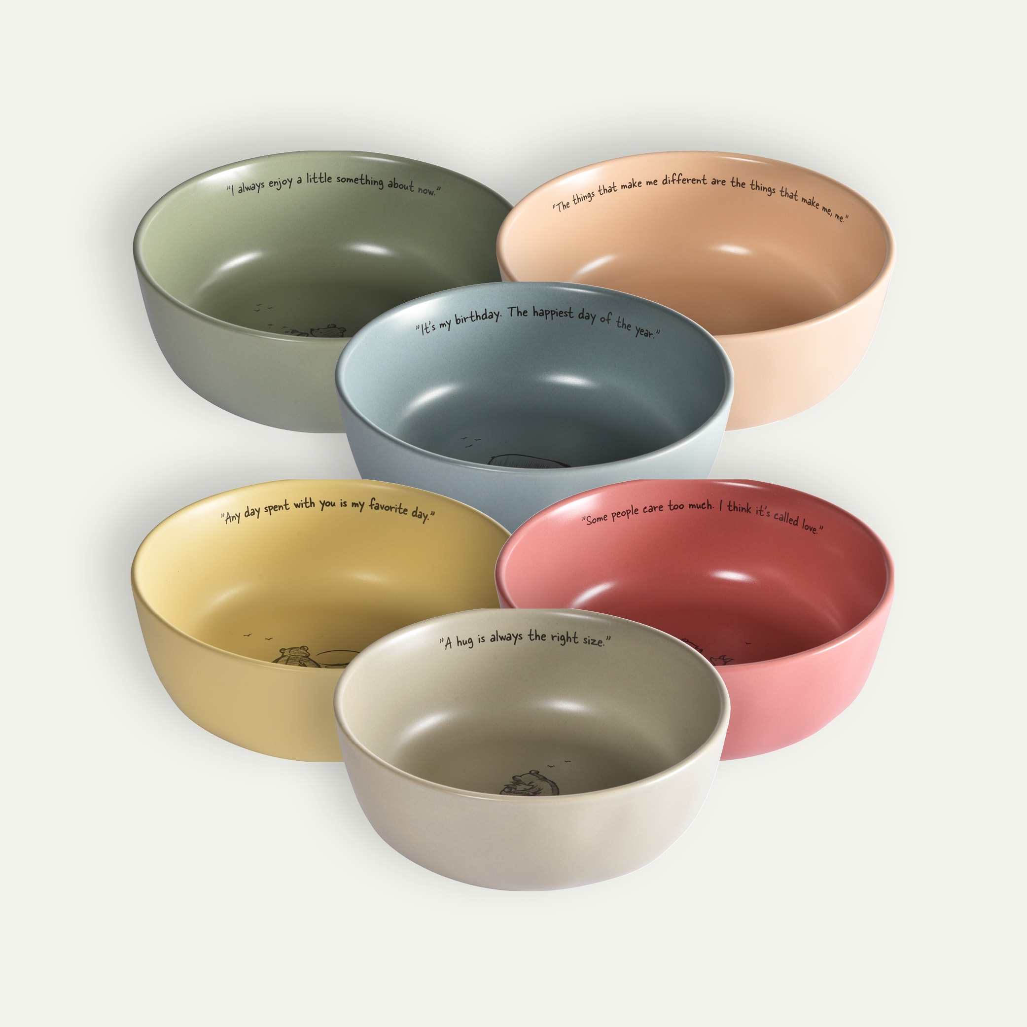 Winnie the Pooh bowl 15 cm 6-pcs