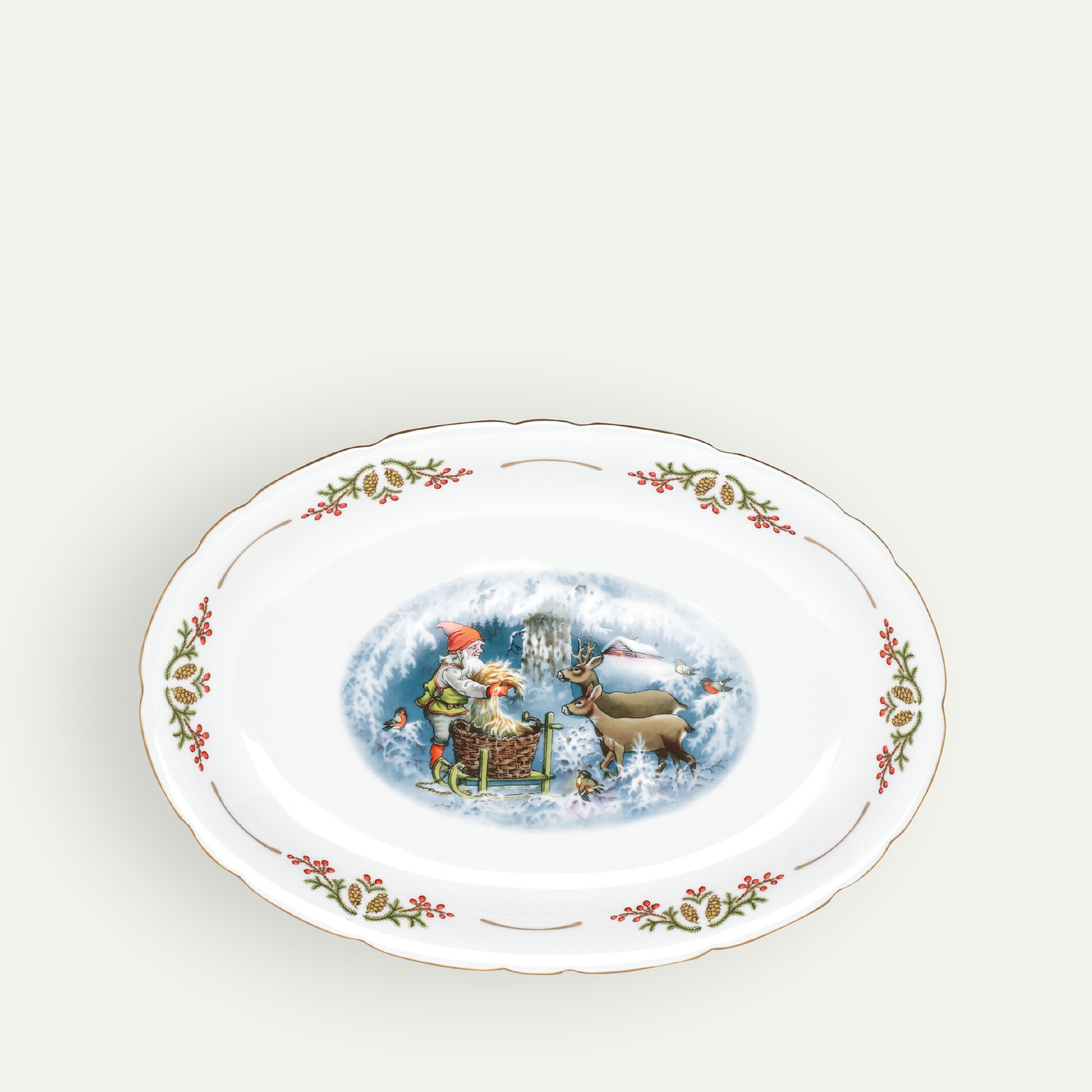 Traditional Christmas Serving Dish, 36 cm