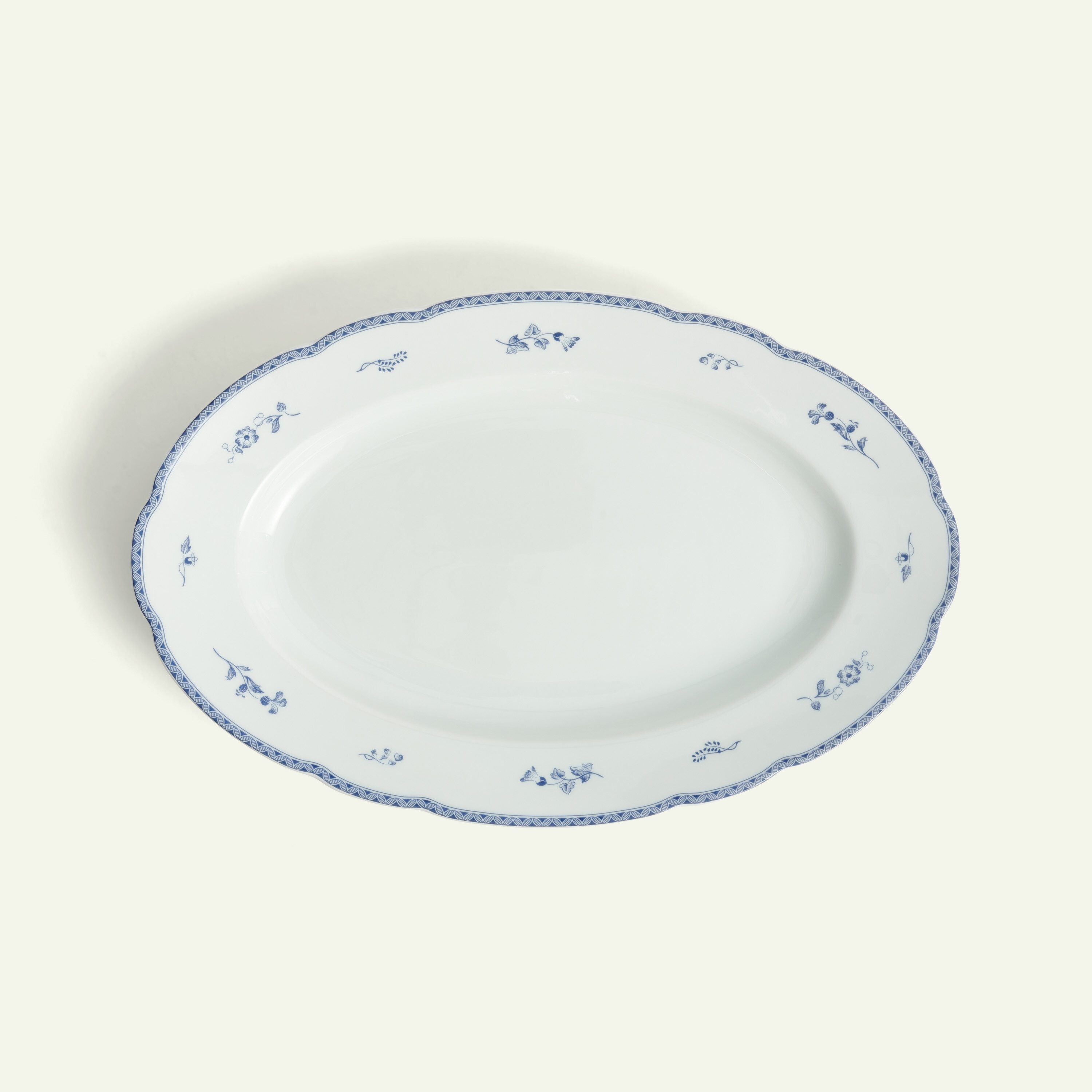 Blue Mansion Serving Dish, 39 cm